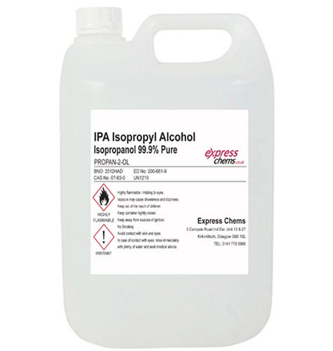 Litre isopropyl alcohol - (5l),