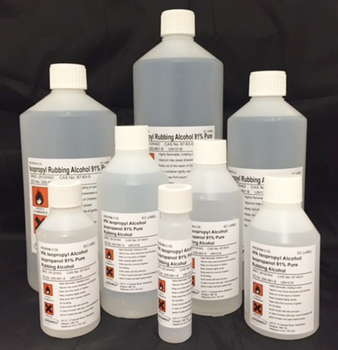 Isopropyl rubbing alcohol - rubbing,